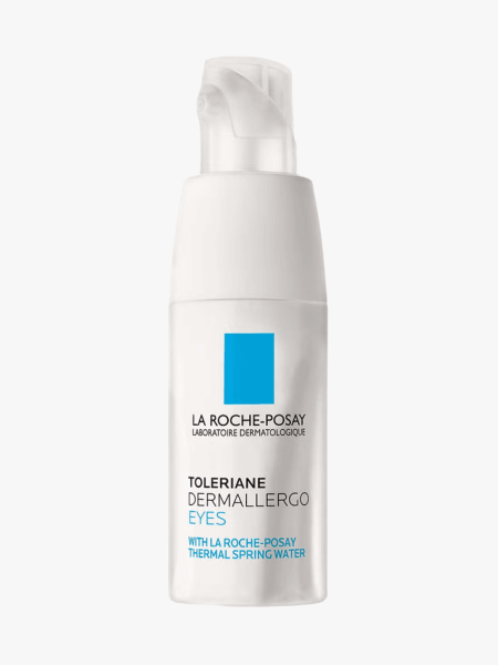 La Roche-Posay Toleriane Dermallergo Eyes in branded component on a light gray background
